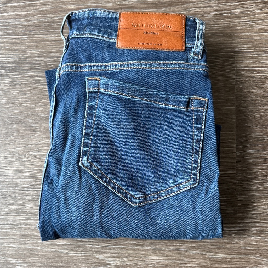 Weekend Max Mara Denim Jeans In Classic Blue